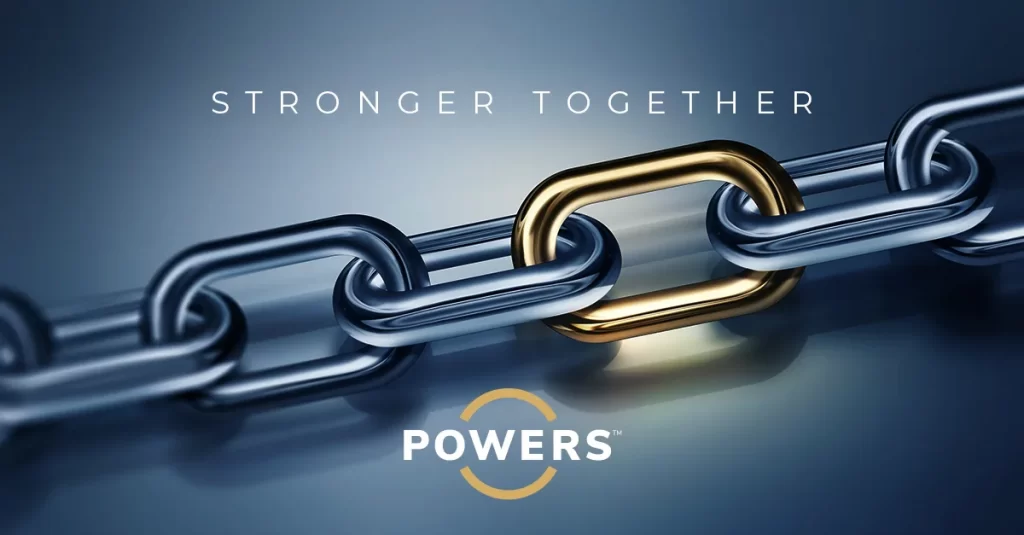POWERS stronger together graphic