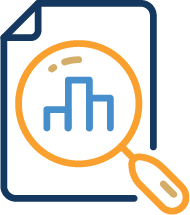 Magnifying glass operational performance analysis