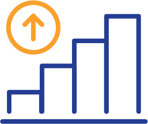 Performance chart graphic