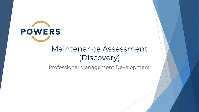 FREE Maintenance Performance Improvement Excellence Assessment Guide for the Manufacturing Industry Sector