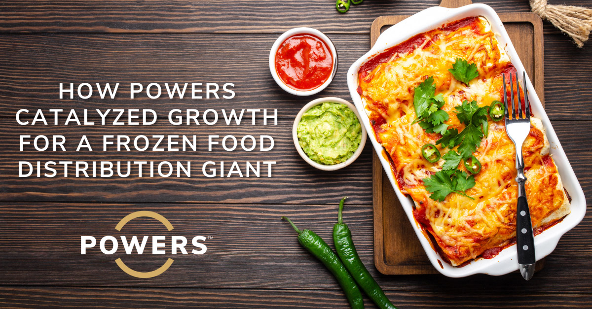 Catalyzed Growth case study cover POWERS leads 26% Capacity Utilization Turnaround at Client’s Newly Acquired Plant-Based Meat Processing Site