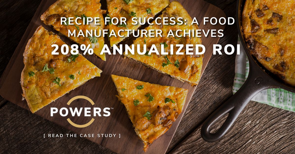 208 Annualized ROI food case study image Manufacturing