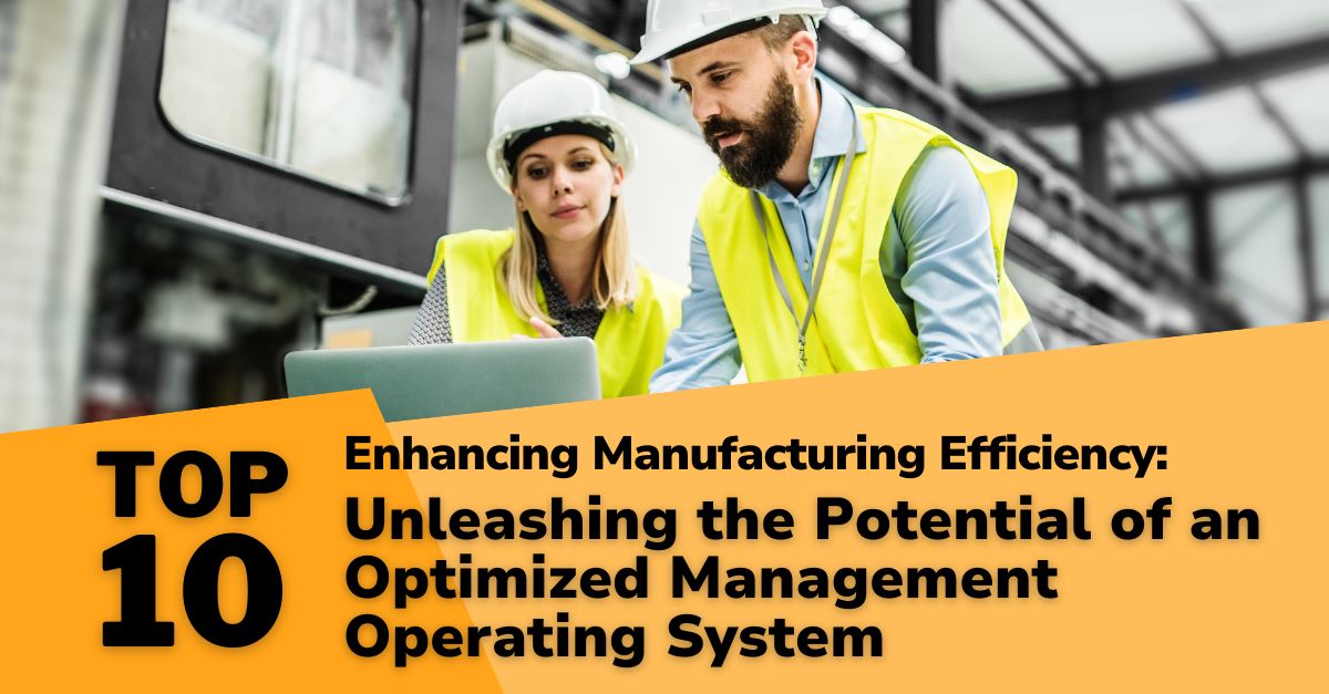Enhancing Manufacturing Efficiency pillar post Manufacturing Mastery Series