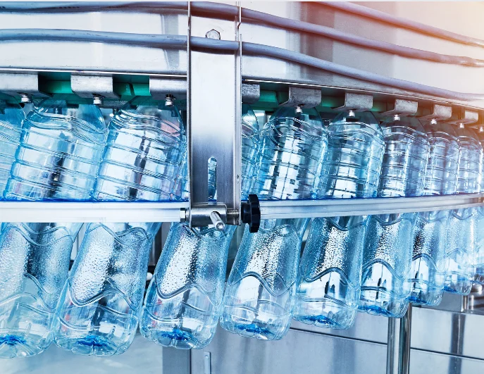 bottles on the line Manufacturing