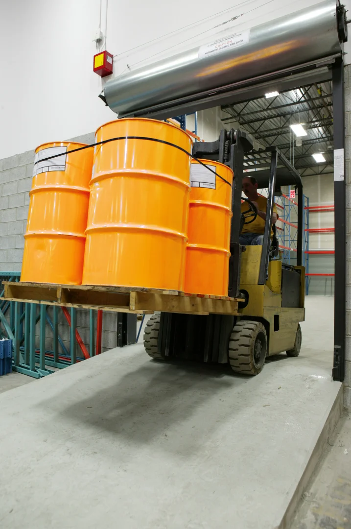 checmial on forklift Chemicals