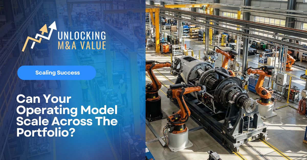 Can Your Operating Model Scale post Unlocking M&A Value: Can Your Operating Model Scale Across The Portfolio?