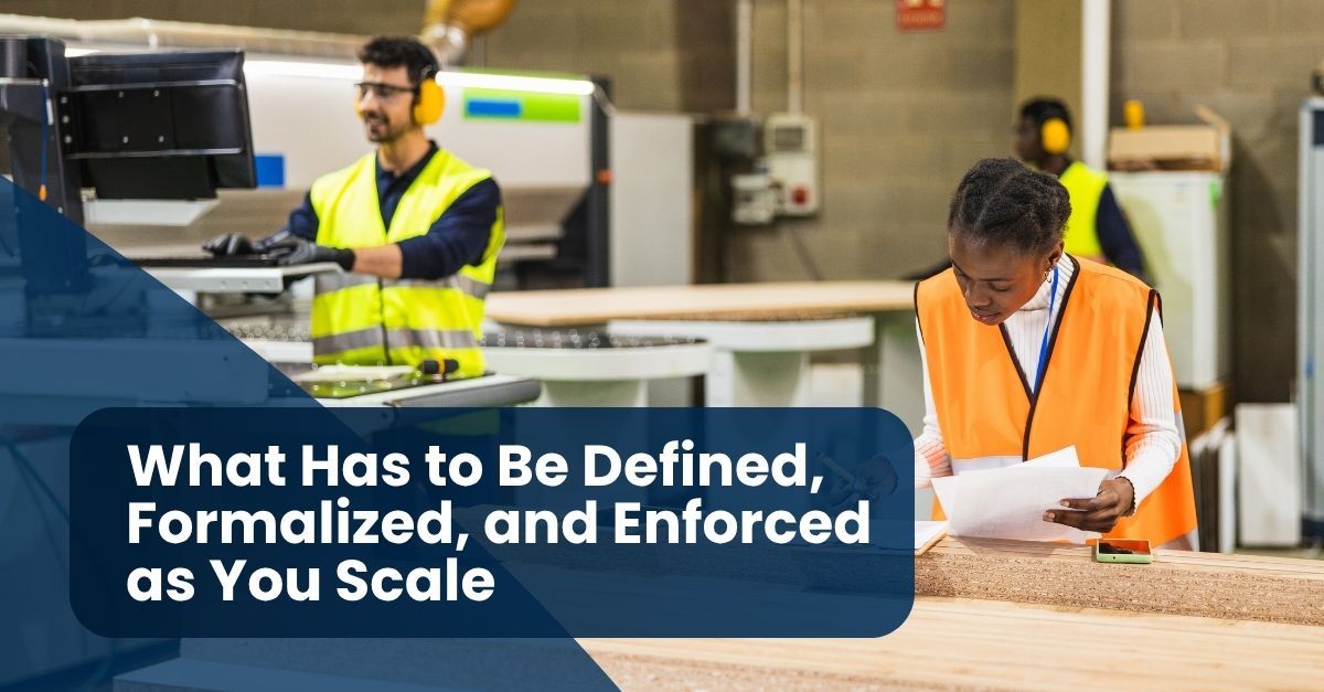 scaling manufacturing operations